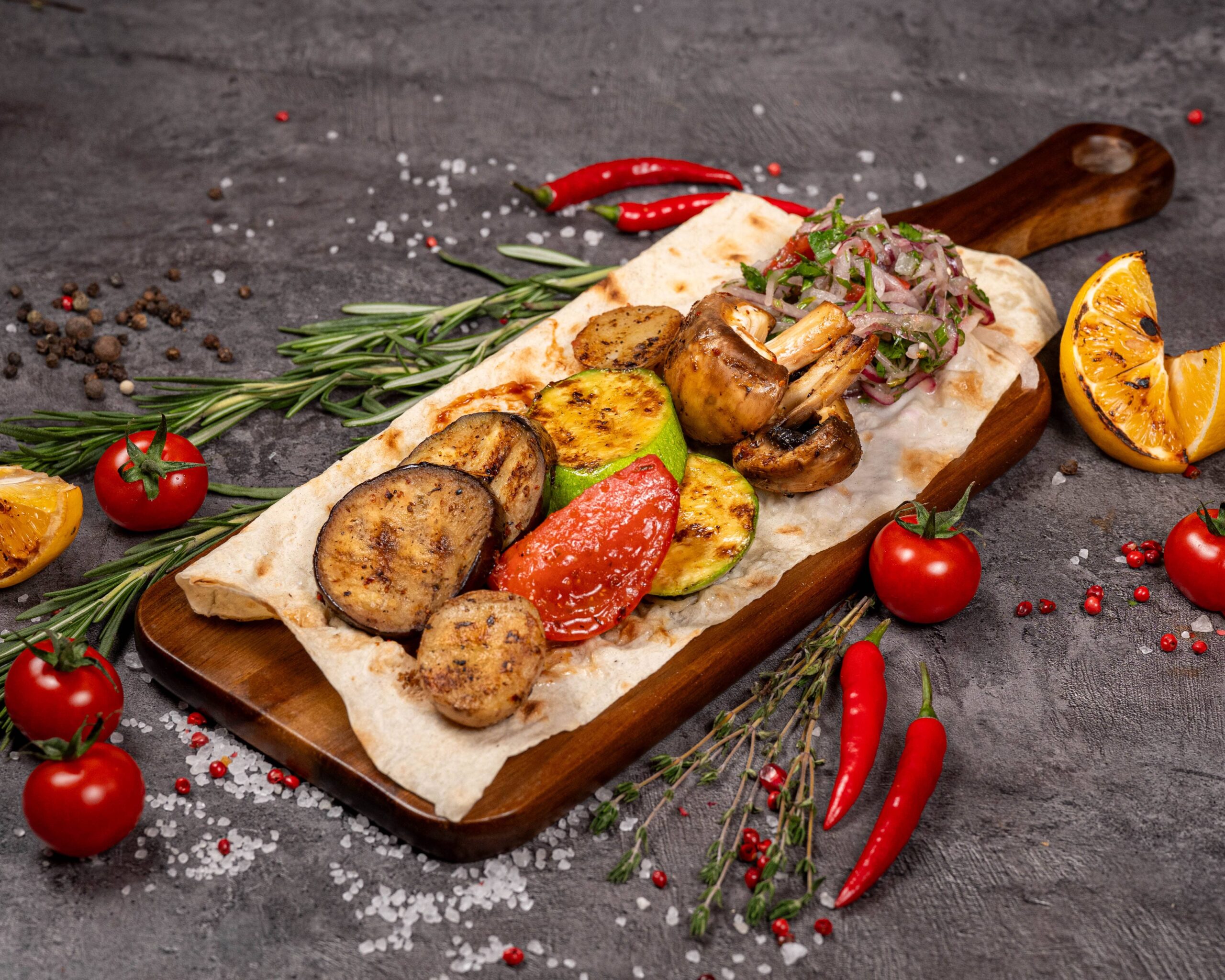 Овощи на гриле Овощи на гриле