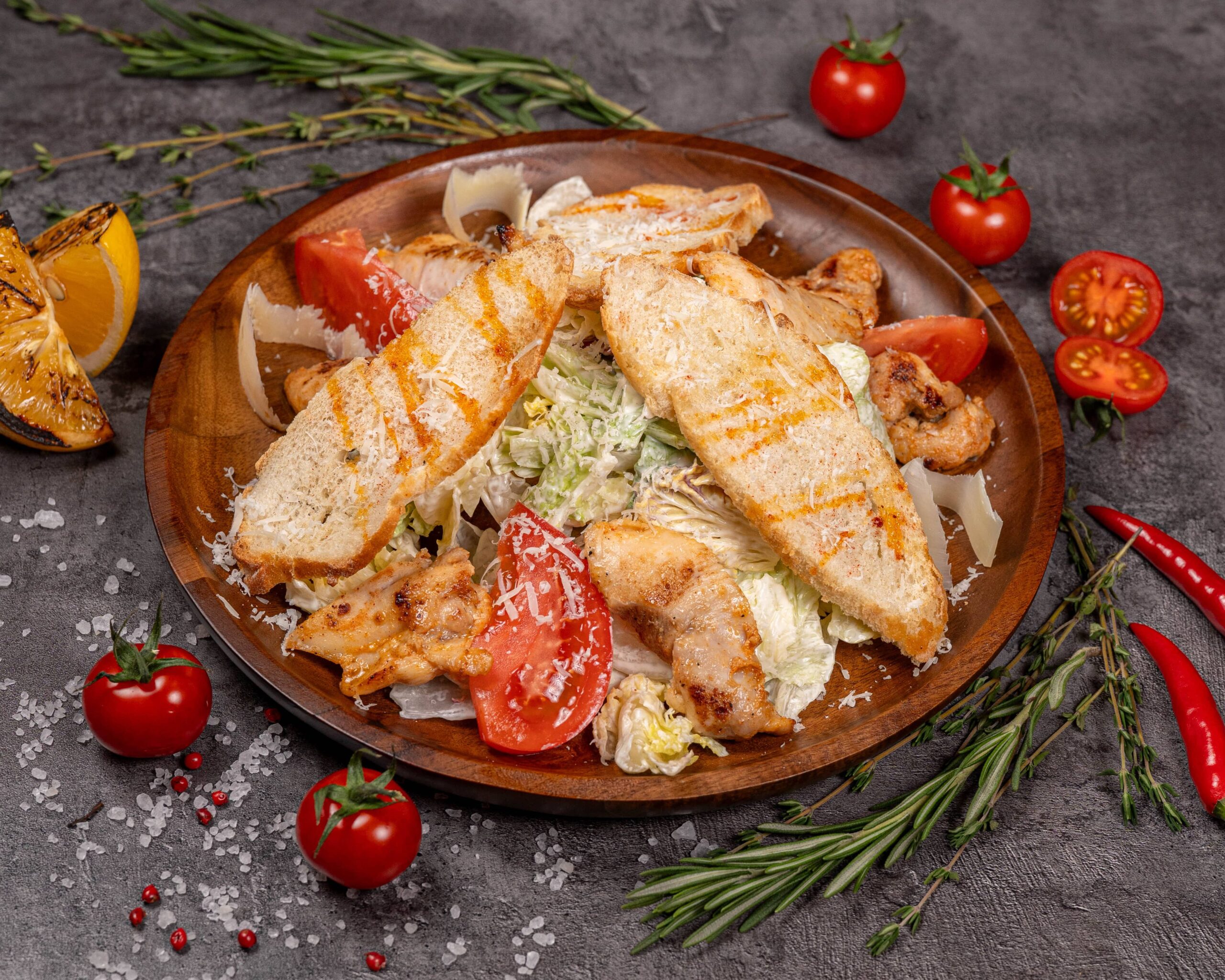 Цезарь с курицей Цезарь с курицей